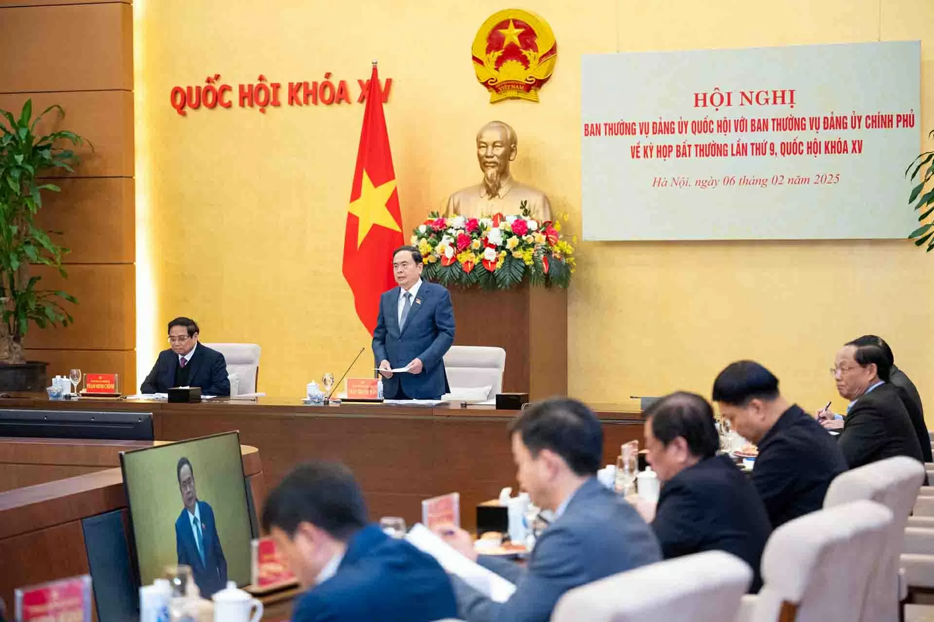 Bảo đảm chất lượng, tiến độ các nội dung trình Quốc hội tại Kỳ họp bất thường lần thứ 9