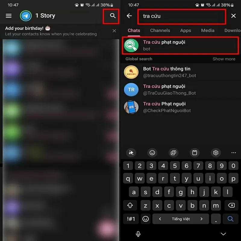 Tra cứu phạt nguội trên Telegram mới nhất không phải ai cũng biết