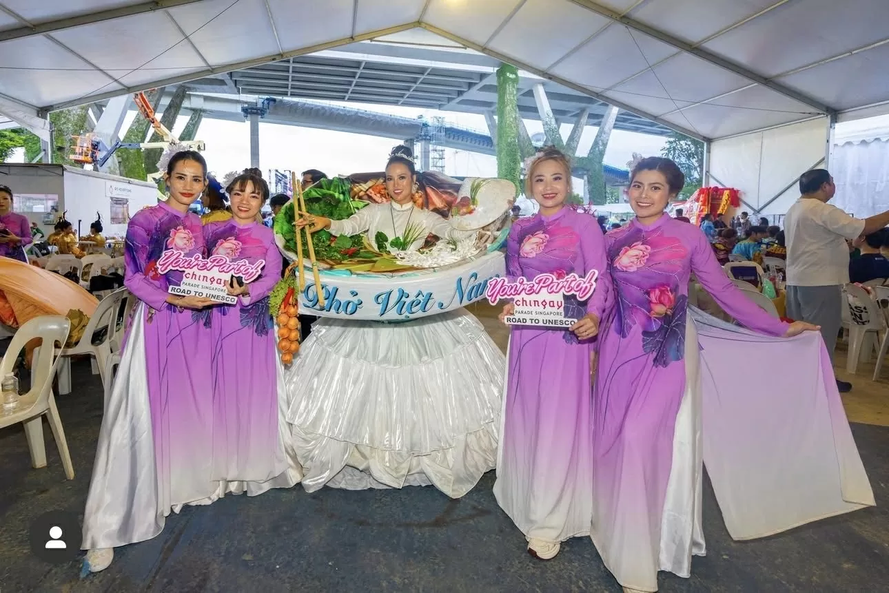 Việt Nam gây ấn tượng sâu sắc tại lễ hội văn hóa Chingay Parade 2025 ở Singapore