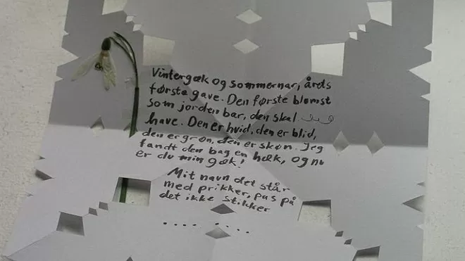 Một lá thư tình ẩn danh (Gaekkebrev) trong ngày Valetines. (Ảnh: telegrafi) Một lá thư tình ẩn danh (Gaekkebrev) trong ngày Valetines. (Ảnh: telegrafi)