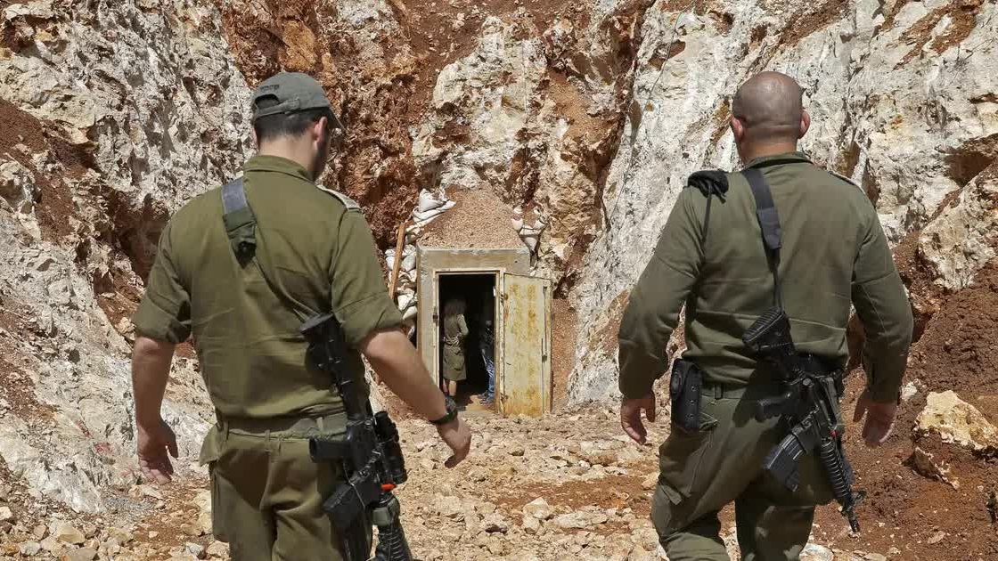 israel oanh kich duong ham cua hezbollah