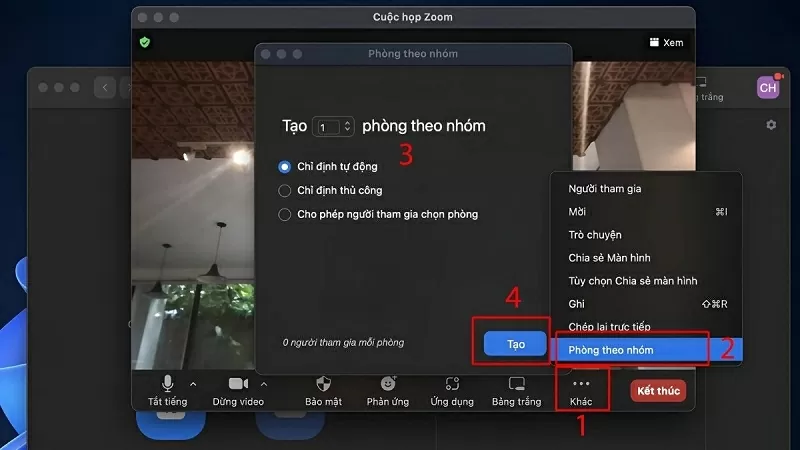 Hướng dẫn chi tiết cách chia phòng trong Zoom dễ dàng Hướng dẫn chi tiết cách chia phòng trong Zoom dễ dàng