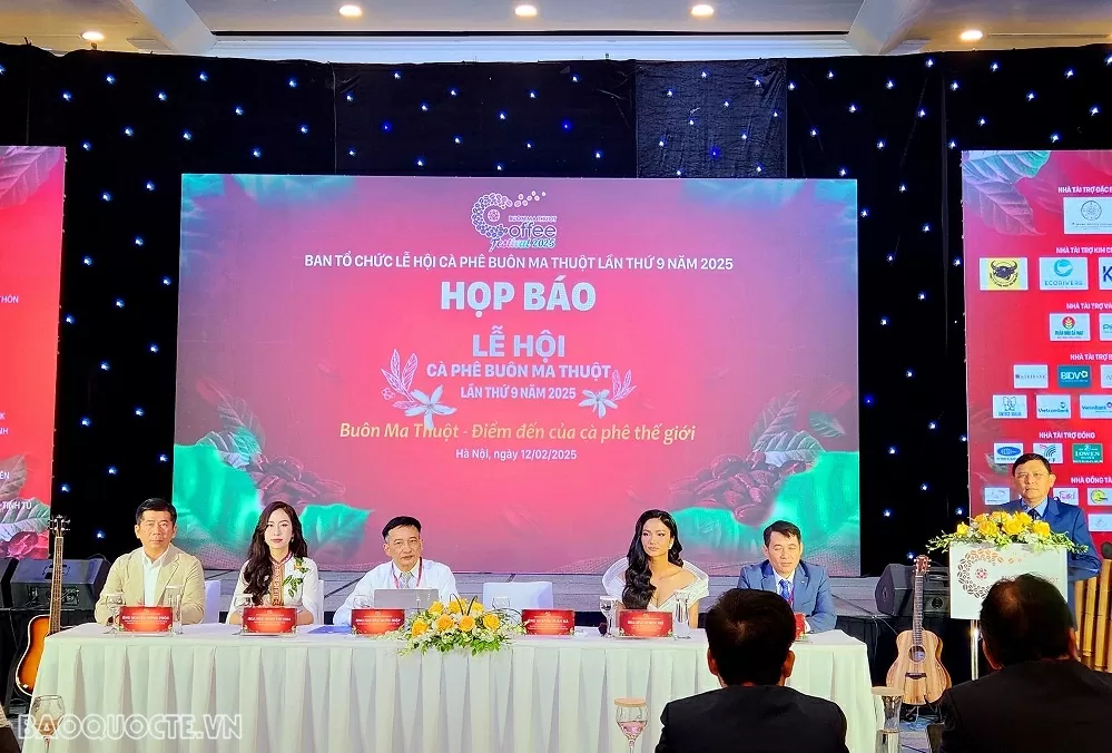 Lễ hội cà phê 2025: Xây dựng hình ảnh Buôn Ma Thuột - Thành phố cà phê của thế giới; tôn vinh cây xóa đói giảm nghèo Lễ hội cà phê 2025: Xây dựng hình ảnh Buôn Ma Thuột - Thành phố cà phê của thế giới; tôn vinh cây xóa đói giảm nghèo