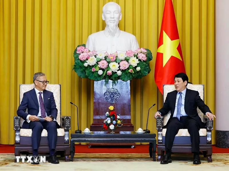 Chủ tịch nước Lương Cường tiếp Bộ trưởng Ngoại giao Lào Thongsavanh Phomvihane Chủ tịch nước Lương Cường tiếp Bộ trưởng Ngoại giao Lào Thongsavanh Phomvihane