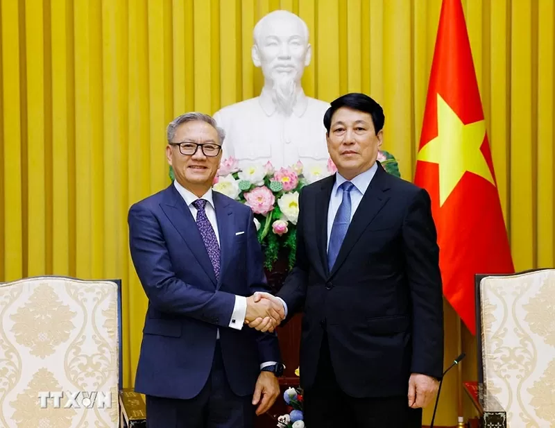 Chủ tịch nước Lương Cường tiếp Bộ trưởng Ngoại giao Lào Thongsavanh Phomvihane Chủ tịch nước Lương Cường tiếp Bộ trưởng Ngoại giao Lào Thongsavanh Phomvihane