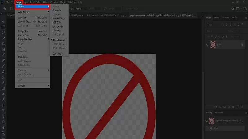 Mở khoá layer Index trong Photoshop chỉ với vài thao tác đơn giản Mở khoá layer Index trong Photoshop chỉ với vài thao tác đơn giản