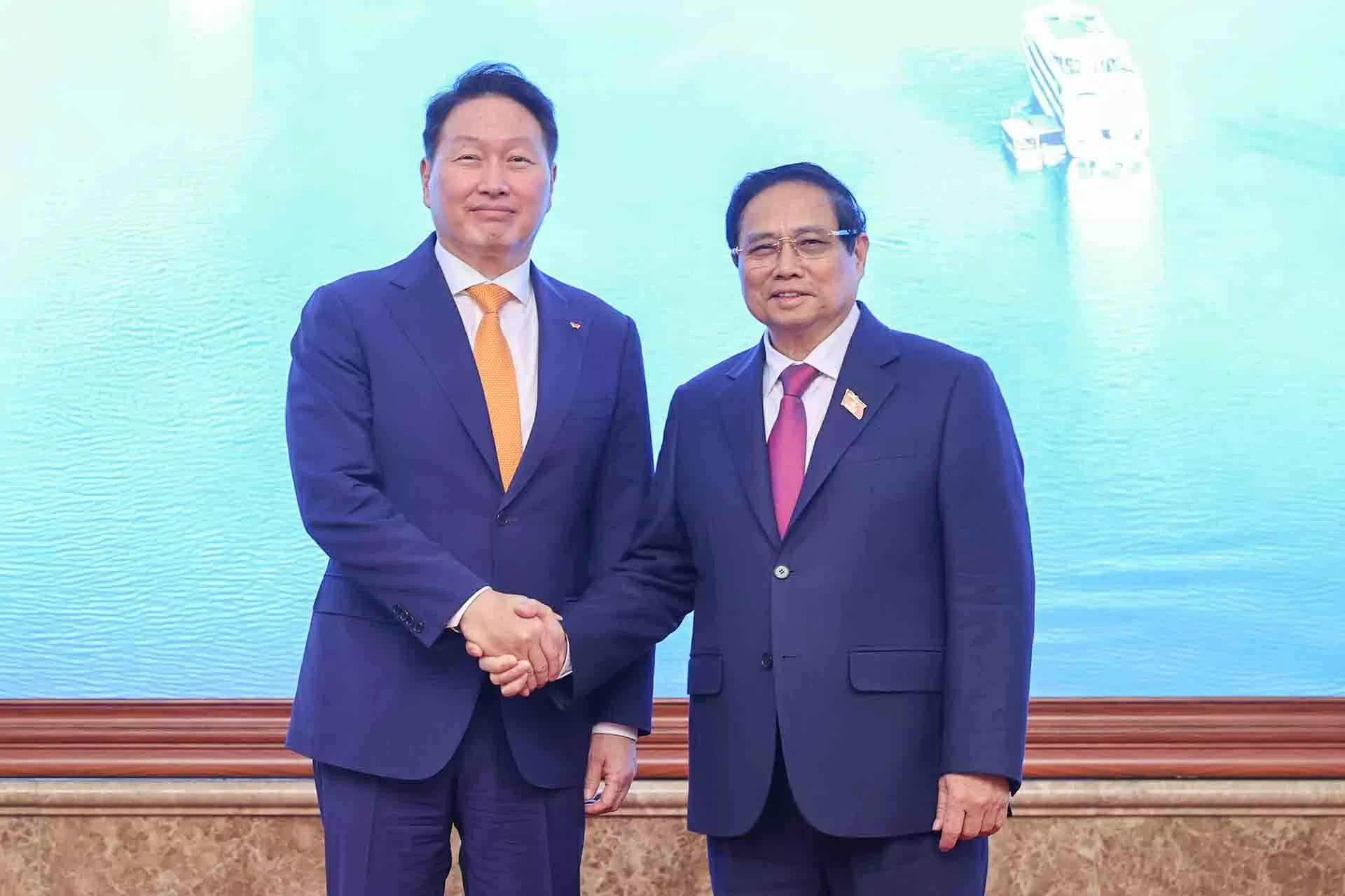 Đề nghị Tập đoàn SK tăng cường hỗ trợ vốn, chuyển giao công nghệ, kết nối các doanh nghiệp Việt Nam
