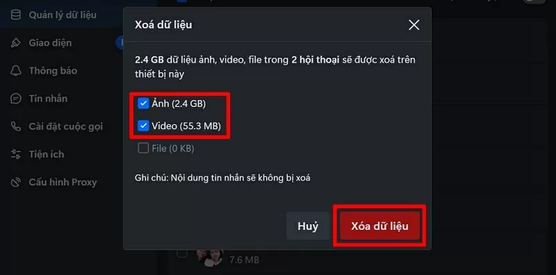 Cách dọn dẹp bộ nhớ Zalo trên máy tính đơn giản, hiệu quả Cách dọn dẹp bộ nhớ Zalo trên máy tính đơn giản, hiệu quả