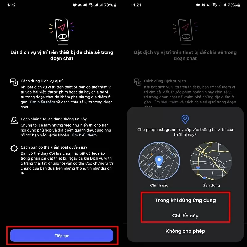 Cách chia sẻ vị trí trực tiếp trên Instagram với bạn bè siêu tiện lợi Cách chia sẻ vị trí trực tiếp trên Instagram với bạn bè siêu tiện lợi