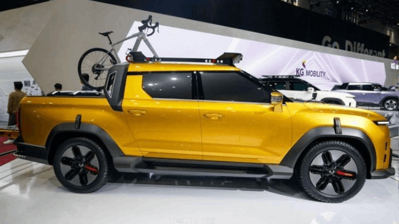 KG Mobility ra mắt bán tải điện Musso EV đầu tiên tại Hàn Quốc