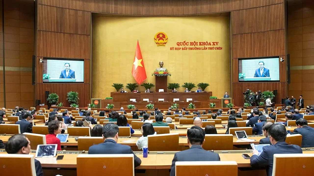 Kỳ họp bất thường lần thứ 9 Quốc hội khóa XV đã hoàn thành 17 nội dung phục vụ yêu cầu sắp xếp, tinh gọn bộ máy