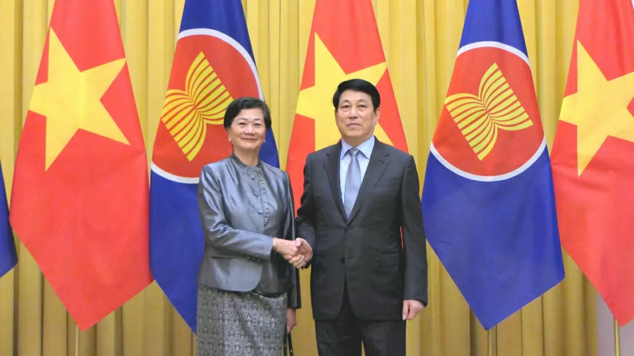 Chủ tịch nước Lương Cường tiếp Đại sứ, Đại biện các nước ASEAN và Timor-Leste