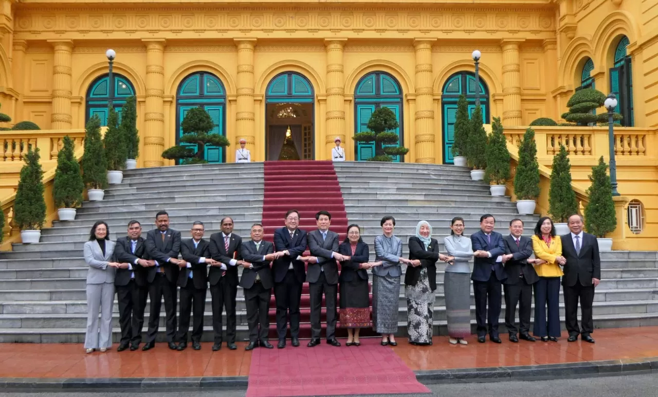 Chủ tịch nước Lương Cường tiếp Đại sứ, Đại biện các nước ASEAN và Timor-Leste