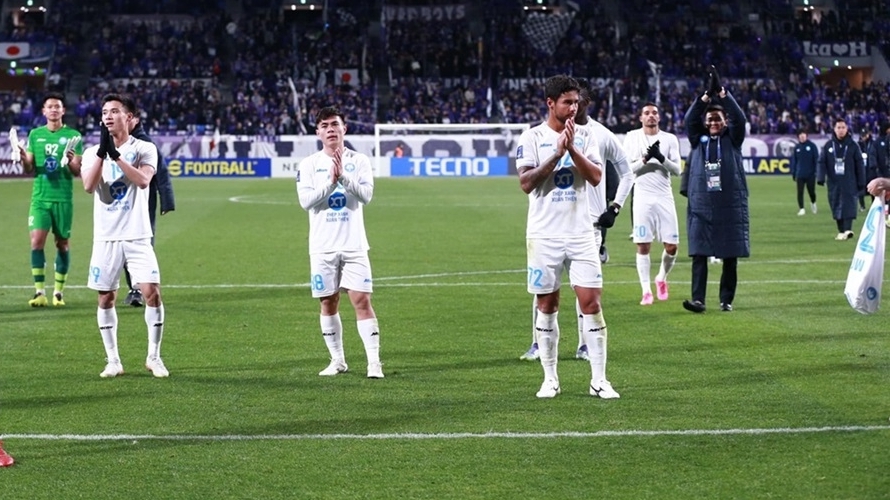 Thua đậm CLB Nhật Bản, Nam Định chia tay AFC Champions League 2 từ vòng 1/8