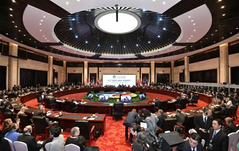 Hội nghị cấp cao Đông Á (EAS) lần thứ 19 tại Lào, ngày 11/10/2024. (Ảnh: Quang Hòa) Hội nghị cấp cao Đông Á (EAS) lần thứ 19 tại Lào, ngày 11/10/2024. (Ảnh: Quang Hòa)