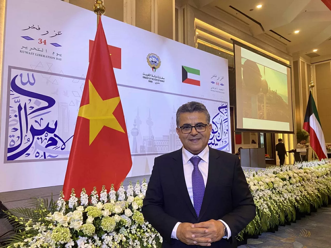 Ông Saadi Salama, Đại sứ Palestine, Trưởng đoàn Ngoại giao tại Việt Nam. (Ảnh: Ngọc Anh)