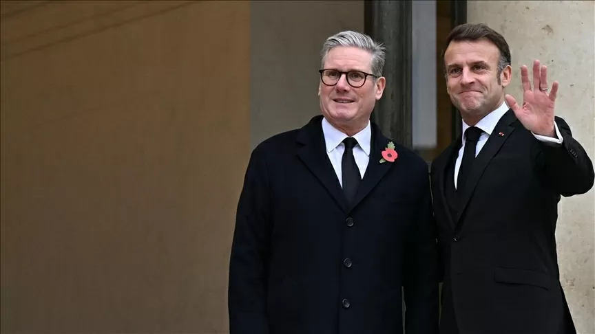 Tổng thống Pháp Emmanuel Macron và Thủ tướng Anh Keir Starmer dự kiến thăm Mỹ vào tuần tới. (Nguồn: AA) Tổng thống Pháp Emmanuel Macron và Thủ tướng Anh Keir Starmer dự kiến thăm Mỹ vào tuần tới. (Nguồn: AA)
