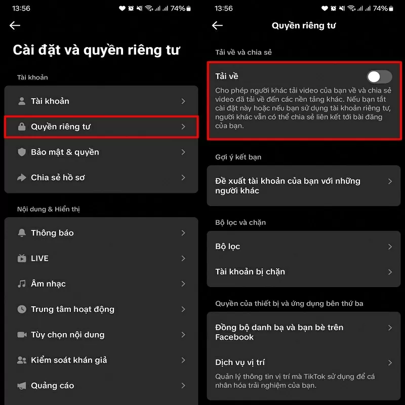 Bật mí cách tắt lưu video trên TikTok cực đơn giản Bật mí cách tắt lưu video trên TikTok cực đơn giản