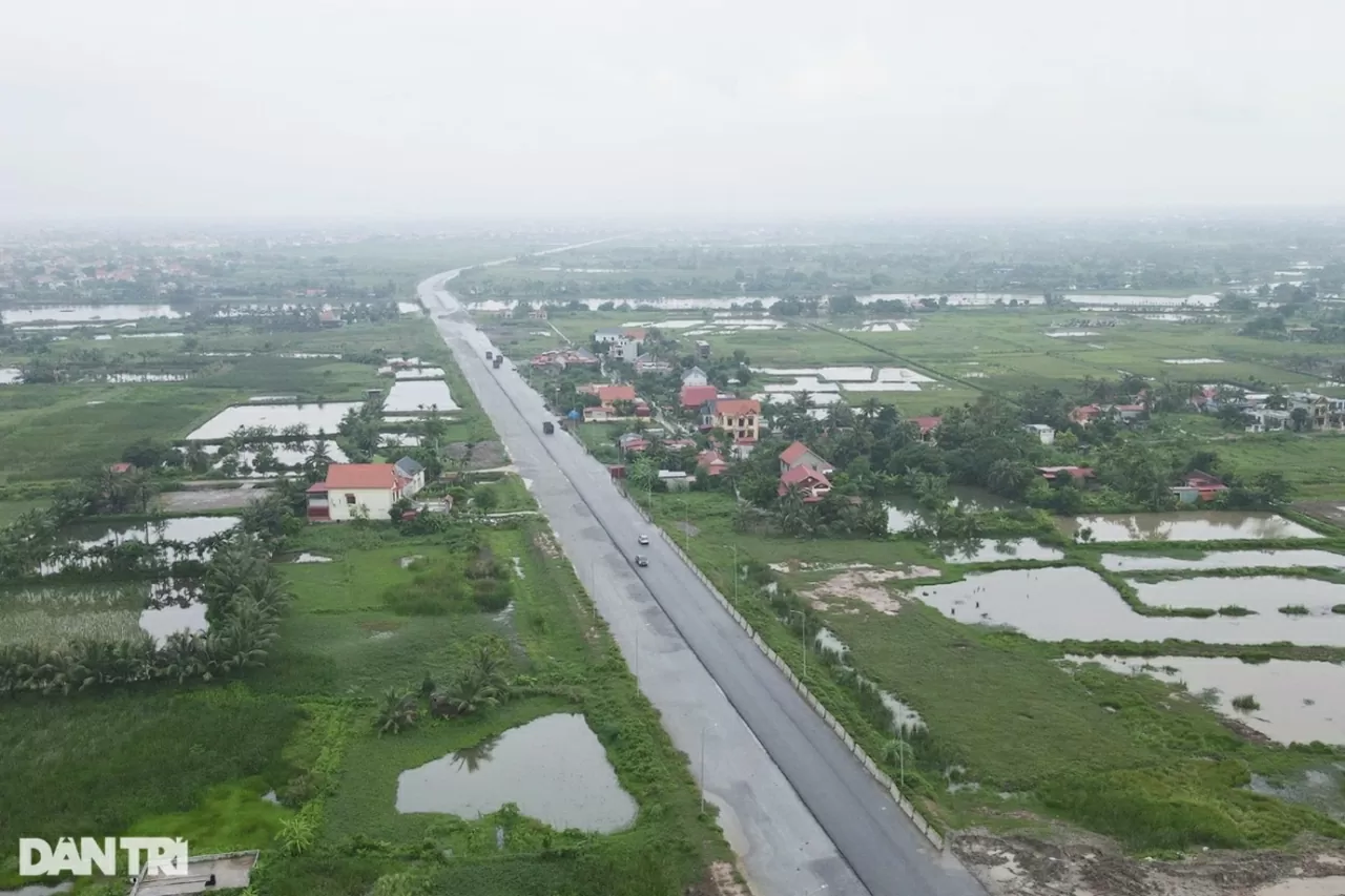 Tuyến đường bộ ven biển Hải Phòng - Thái Bình. (Nguồn: Dân trí)