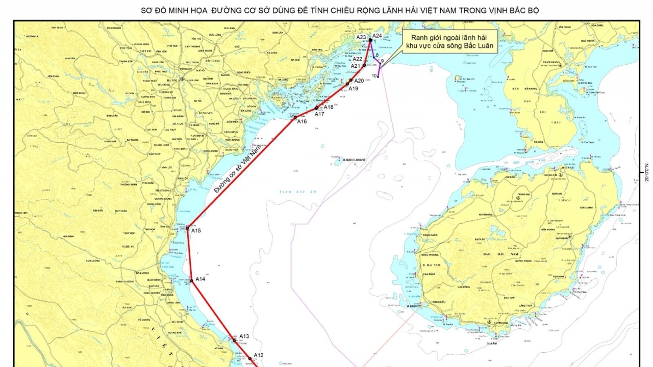 Tuyên bố về đường cơ sở dùng để tính chiều rộng lãnh hải Việt Nam trong Vịnh Bắc Bộ