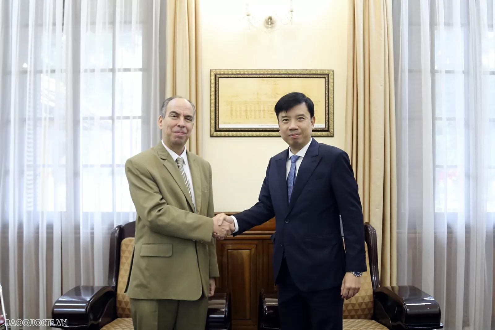 Đại sứ Cuba Rogelio Polanco Fuentes mong muốn tăng cường hợp tác với Báo Thế giới và Việt Nam Đại sứ Cuba Rogelio Polanco Fuentes mong muốn tăng cường hợp tác với Báo Thế giới và Việt Nam