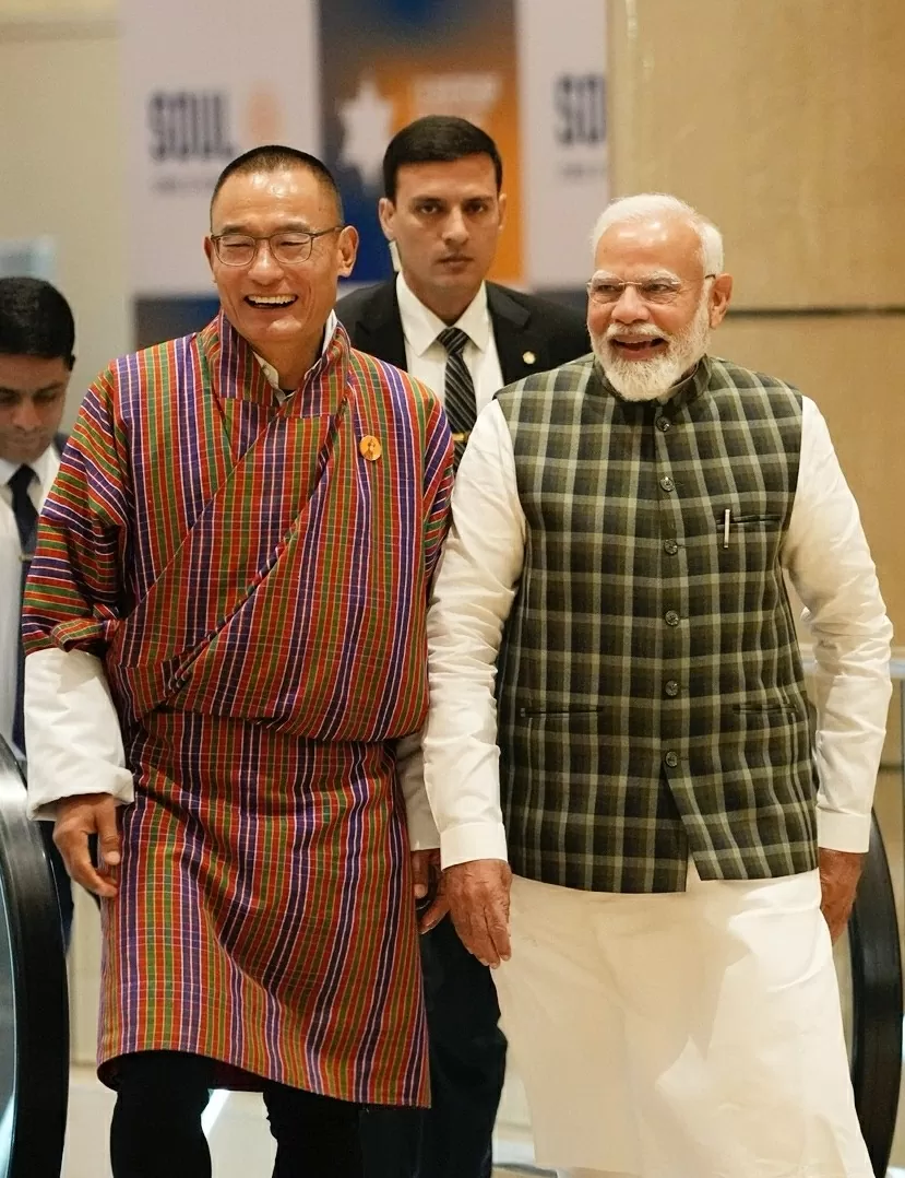 Thủ tướng Ấn Độ Narendra Modi và Thủ tướng Bhutan Tshering Tobgay trong chuyến thăm New Delhi từ ngày 20-21/2/2025. (Nguồn: X) Thủ tướng Ấn Độ Narendra Modi và Thủ tướng Bhutan Tshering Tobgay trong chuyến thăm New Delhi từ ngày 20-21/2/2025. (Nguồn: X)