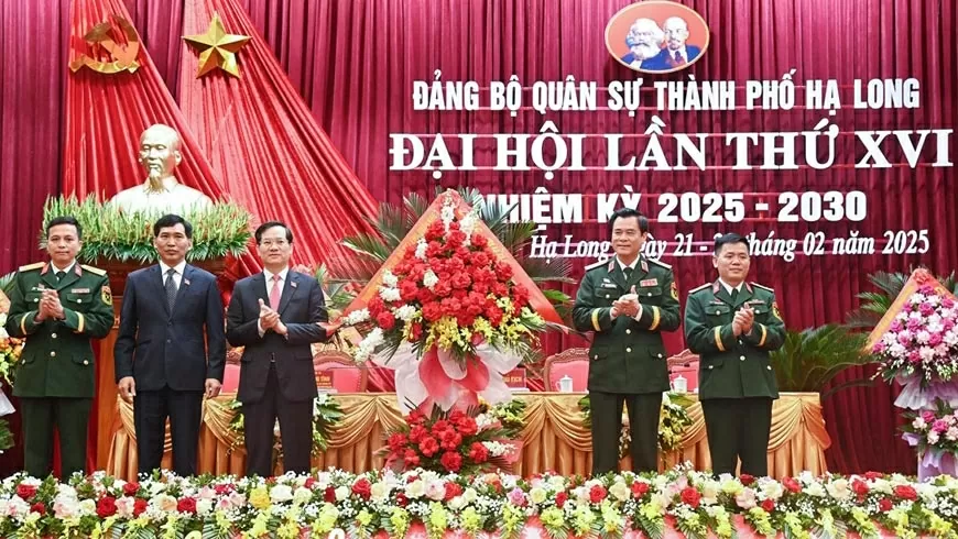 Tổ chức Đại hội Đảng bộ Quân sự TP Hạ Long, Quảng Ninh lần thứ XVI, nhiệm kỳ 2025-2030 Tổ chức Đại hội Đảng bộ Quân sự TP Hạ Long, Quảng Ninh lần thứ XVI, nhiệm kỳ 2025-2030