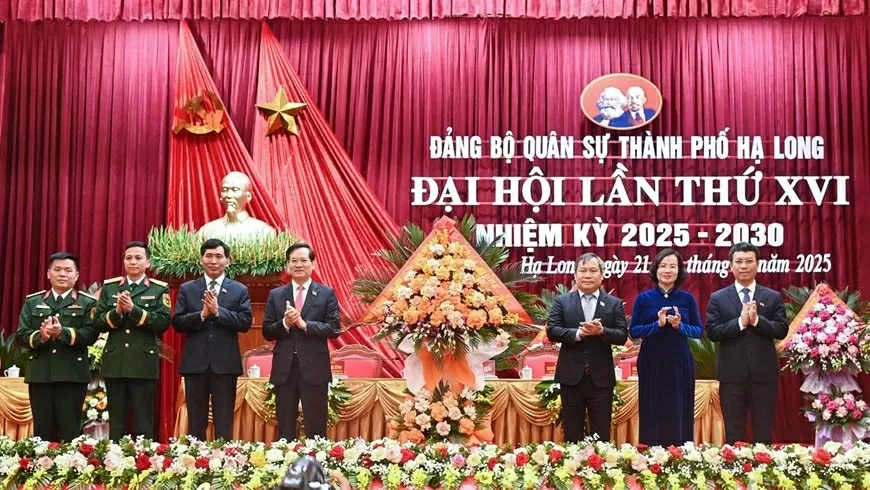 Tổ chức Đại hội Đảng bộ Quân sự TP Hạ Long, Quảng Ninh lần thứ XVI, nhiệm kỳ 2025-2030 Tổ chức Đại hội Đảng bộ Quân sự TP Hạ Long, Quảng Ninh lần thứ XVI, nhiệm kỳ 2025-2030