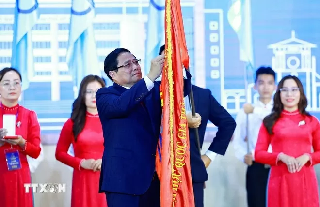 Thủ tướng Phạm Minh Chính dự Lễ kỷ niệm 30 năm thành lập Đại học Quốc gia Thành phố Hồ Chí Minh.