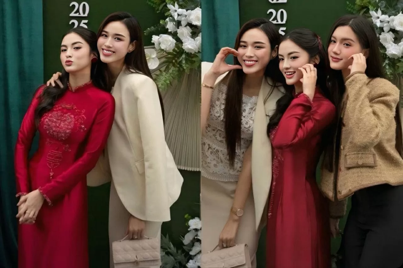 Hoa hậu Đỗ Thị Hà dự đám cưới bạn với thời trang tông hồng Hoa hậu Đỗ Thị Hà dự đám cưới bạn với thời trang tông hồng