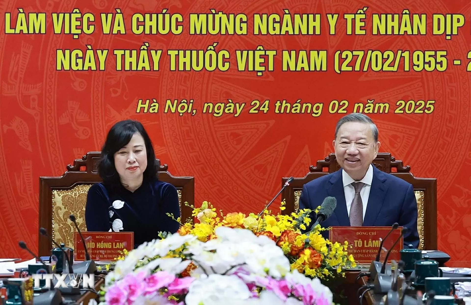 Phát biểu của Tổng Bí thư Tô Lâm tại buổi làm việc với Bộ Y tế nhân ngày Thầy thuốc Việt Nam Phát biểu của Tổng Bí thư Tô Lâm tại buổi làm việc với Bộ Y tế nhân ngày Thầy thuốc Việt Nam