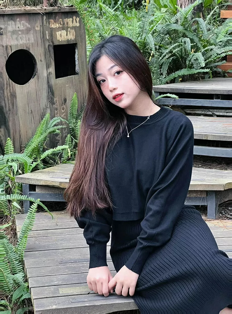 Chân dung cô nàng Nguyễn Phương Anh đang nhận được gần 2 triệu lượt theo dõi trên mạng xã hội TikTok.