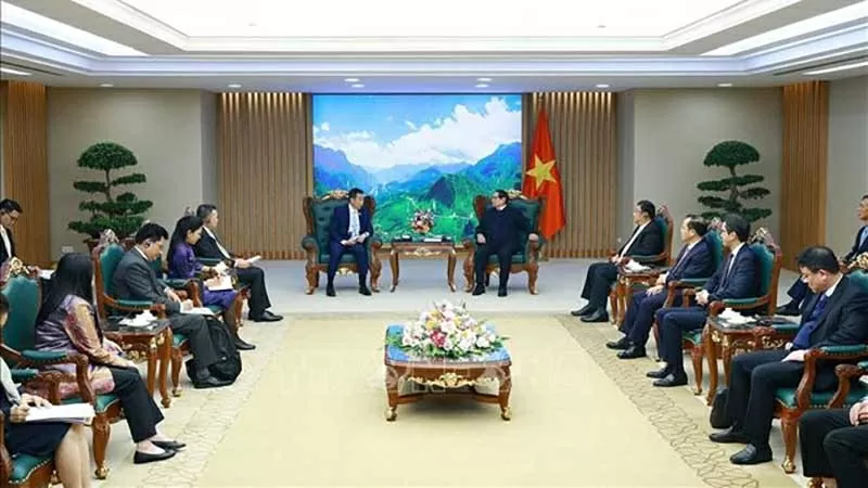 Thủ tướng Phạm Minh Chính tiếp Bộ trưởng Ngoại giao Thái Lan Thủ tướng Phạm Minh Chính tiếp Bộ trưởng Ngoại giao Thái Lan