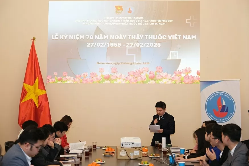 Vận động thành lập Câu lạc bộ Thầy thuốc trẻ Việt Nam tại Nga Vận động thành lập Câu lạc bộ Thầy thuốc trẻ Việt Nam tại Nga