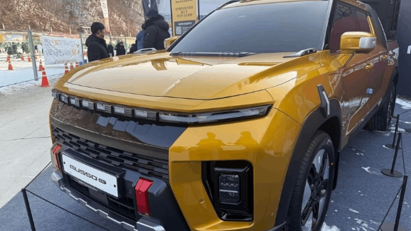 KGM Mobility ra mắt xe bán tải điện Musso EV tại Hàn Quốc, có giá từ 855 triệu đồng