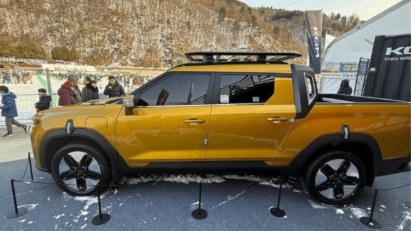 KGM Mobility ra mắt xe bán tải điện Musso EV tại Hàn Quốc, có giá từ 855 triệu đồng