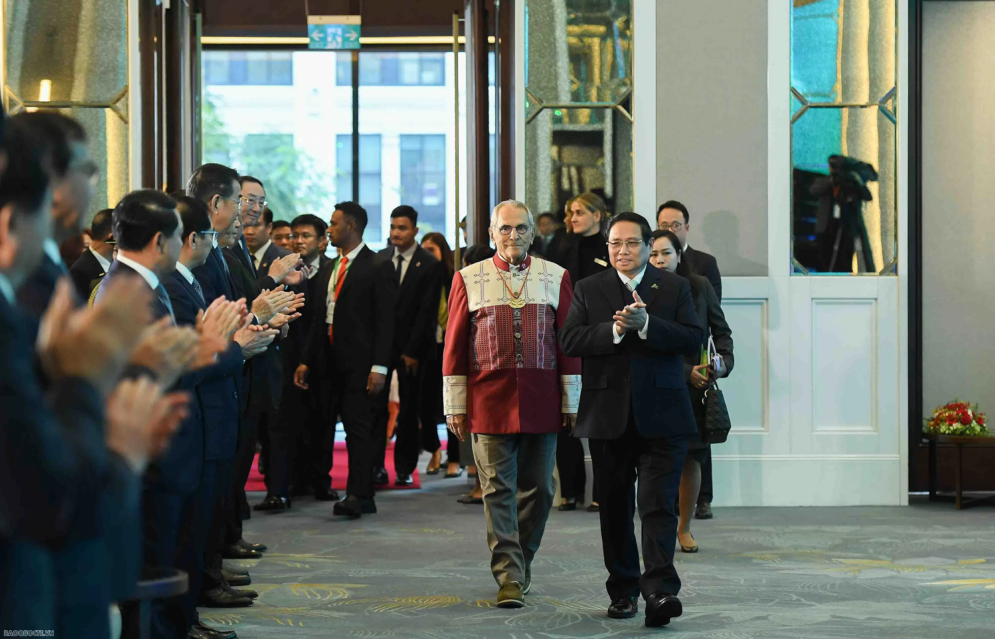 undefined Khai mạc Diễn đàn tương lai ASEAN, ngày 25/2/2025. Thủ tướng Phạm Minh Chính dự và phát biểu tại Diễn đàn. (Ảnh: Nguyễn Hồng)