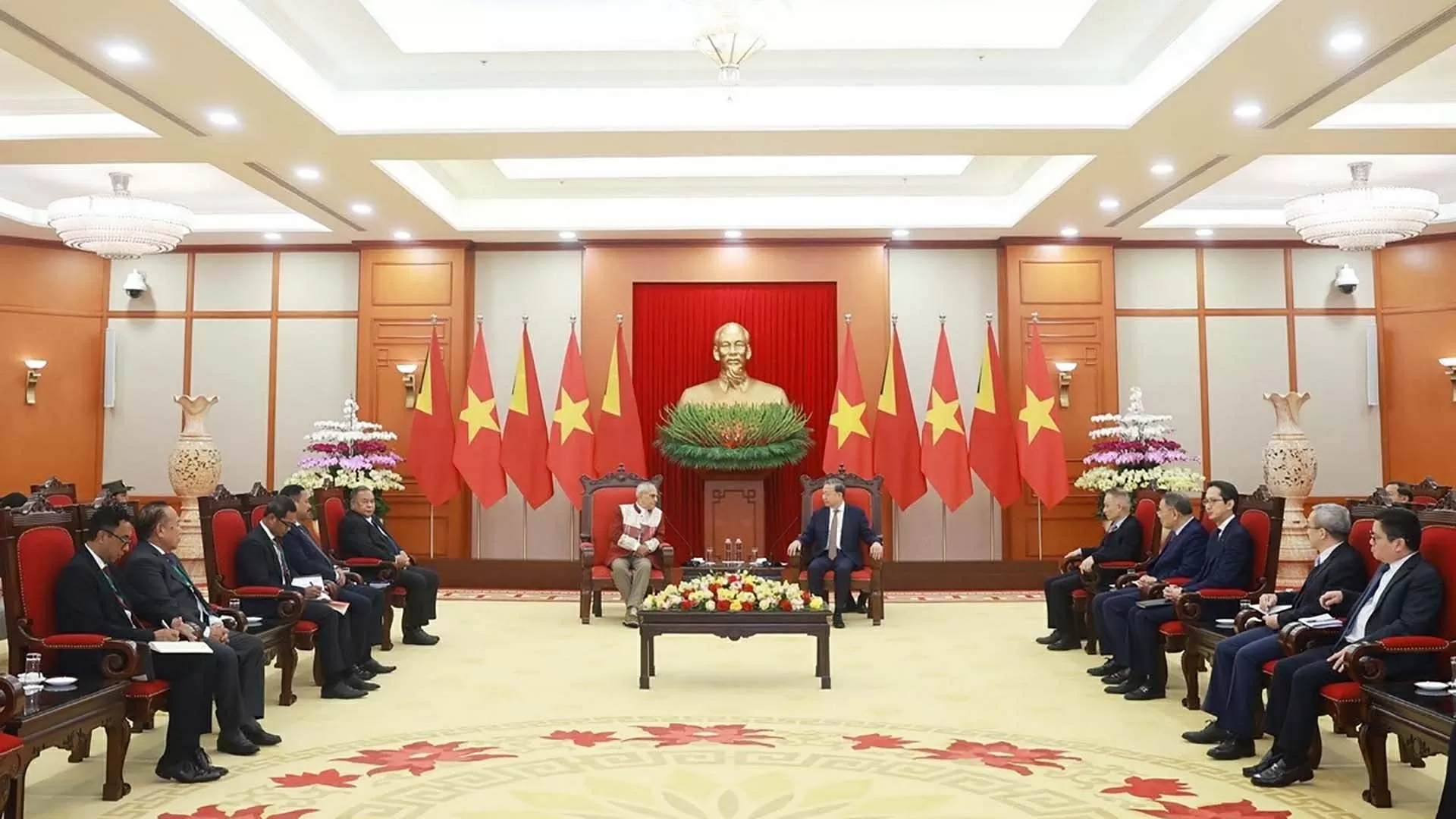 Tổng Bí thư Tô Lâm tiếp Tổng thống Tổng thống Timor-Leste