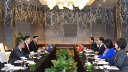 Phó Thủ tướng, Bộ trưởng Ngoại giao Bùi Thanh Sơn tiếp Tổng thư ký ASEAN Kao Kim Hourn