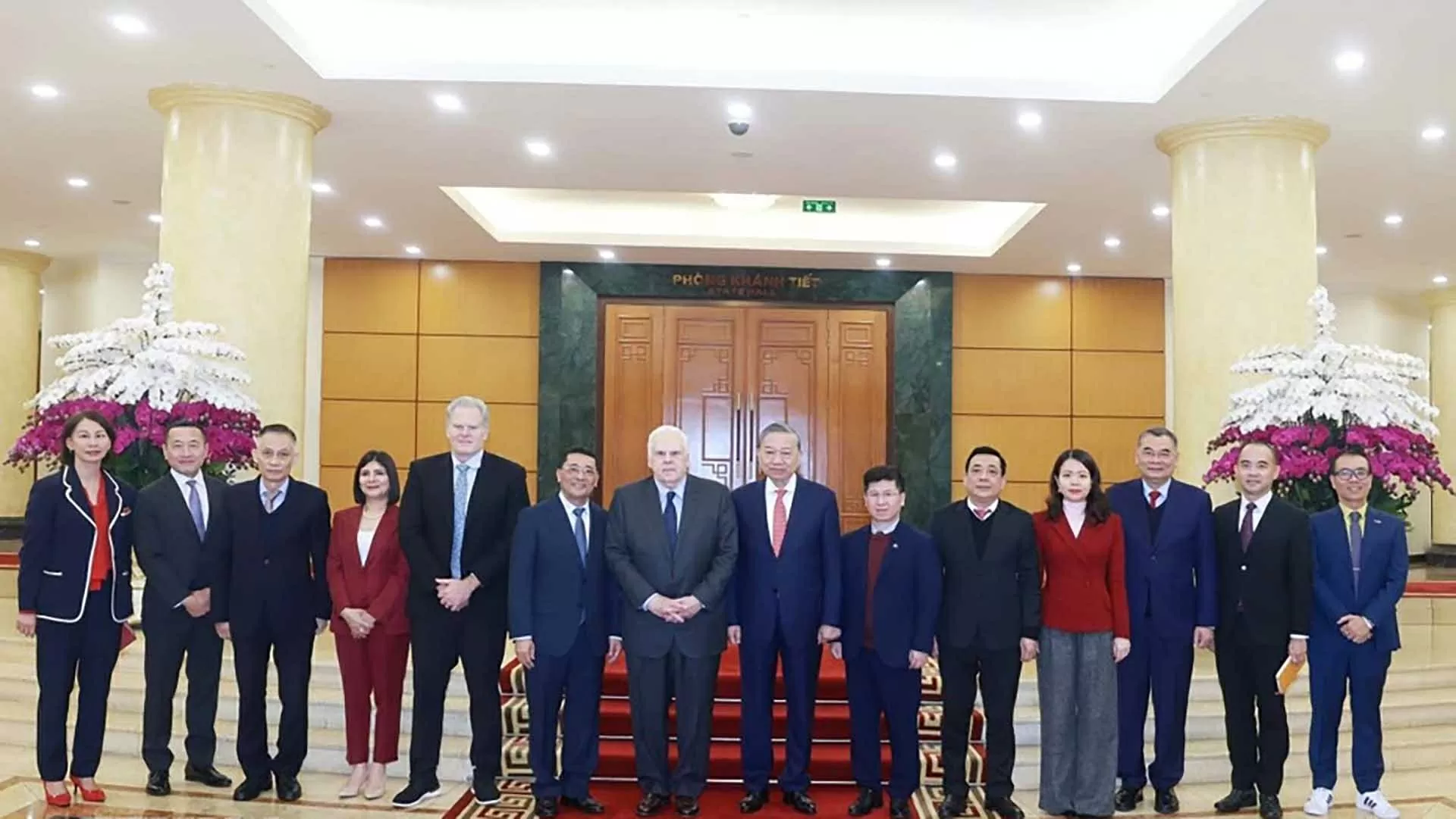 Tổng Bí Thư Tô Lâm tiếp Nhà sáng lập kiêm Chủ tịch điều hành Tập đoàn FedEx, Hoa Kỳ