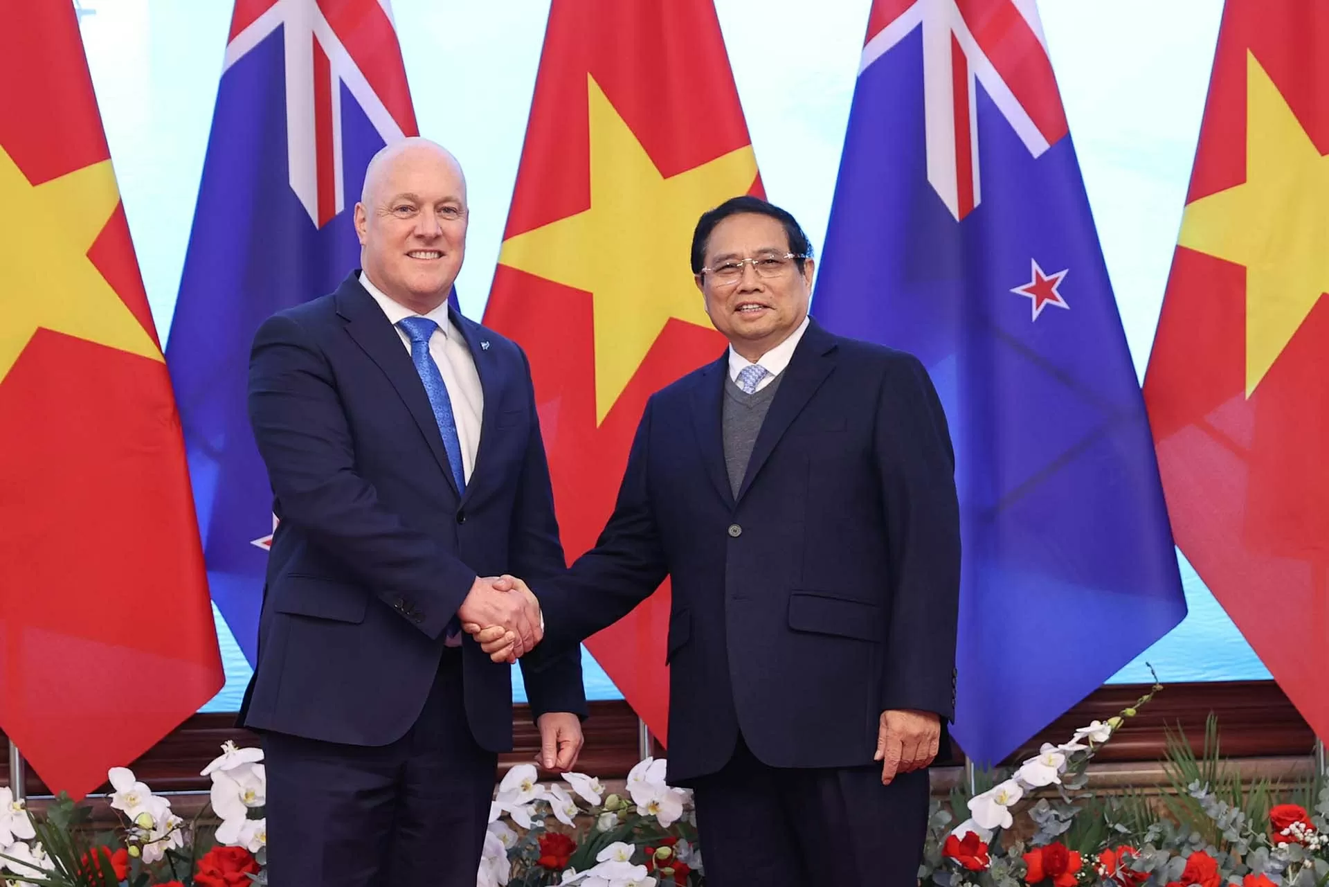 Việt Nam-New Zealand nhất trí nâng cấp quan hệ lên Đối tác chiến lược toàn diện