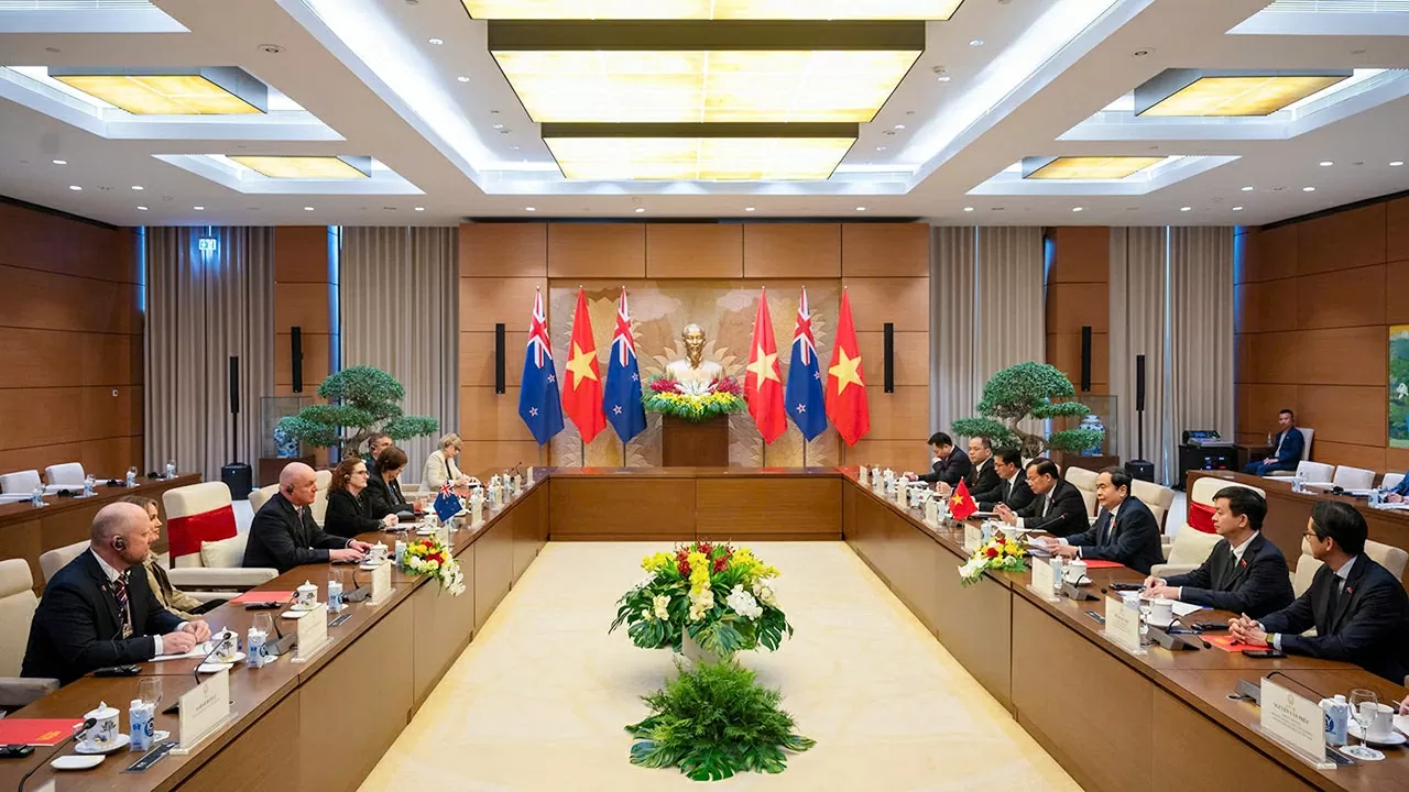 Chủ tịch Quốc hội Trần Thanh Mẫn hội kiến Thủ tướng New Zealand Chủ tịch Quốc hội Trần Thanh Mẫn hội kiến Thủ tướng New Zealand Christopher Luxon