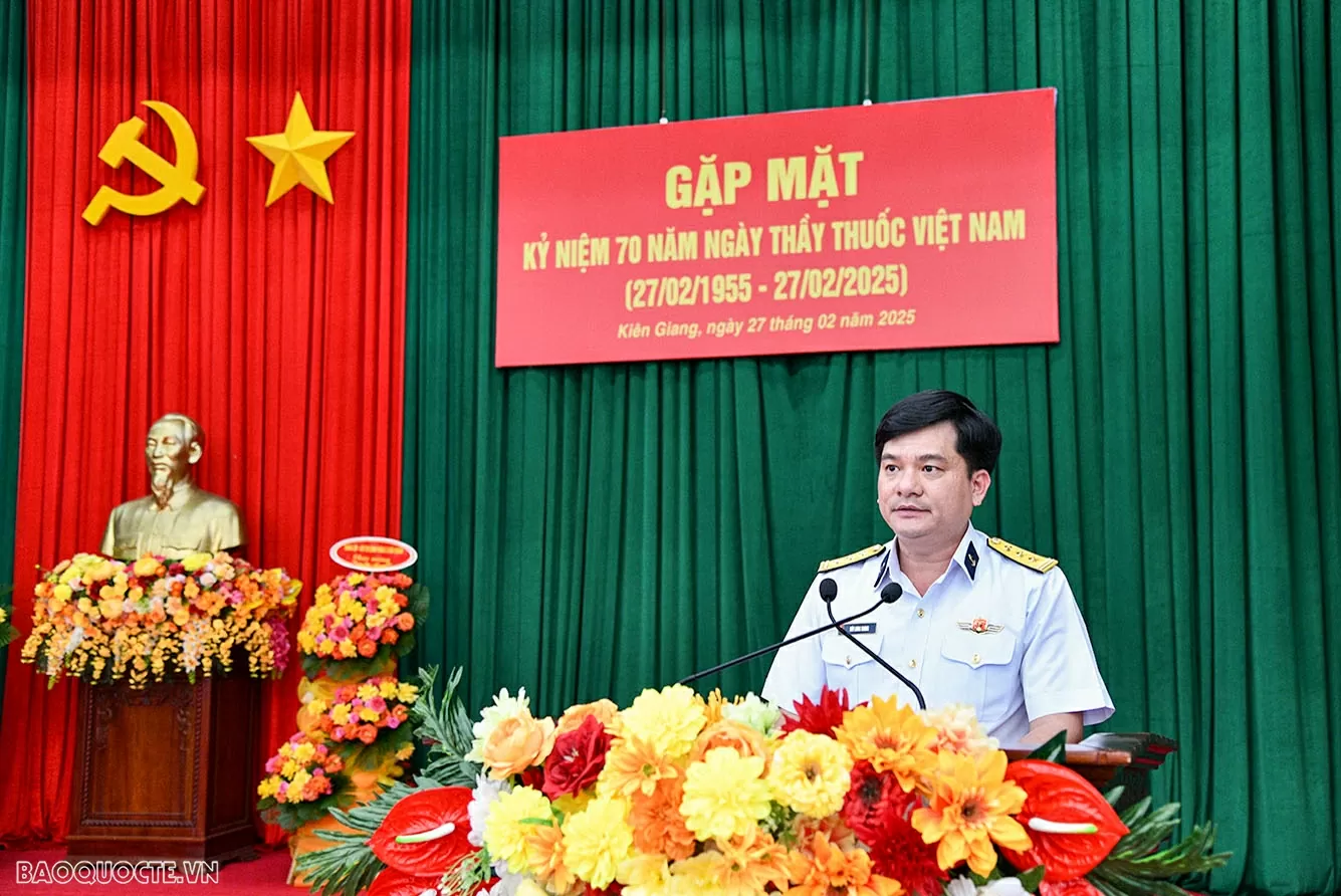 Vùng 5 Hải quân gặp mặt kỷ niệm 70 năm Ngày Thầy thuốc Việt Nam Vùng 5 Hải quân tri ân cán bộ, nhân viên ngành Quân y