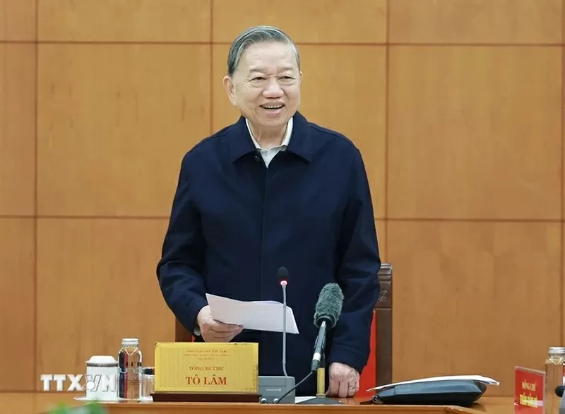 Tổng Bí thư Tô Lâm làm việc với Thường trực các Tiểu ban chuẩn bị Đại hội XIV của Đảng Tổng Bí thư Tô Lâm làm việc với Thường trực các Tiểu ban chuẩn bị Đại hội XIV của Đảng