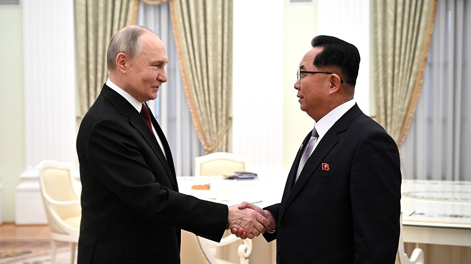 nga don khach cap cao tu dang lao dong trieu tien dich than tong thong putin gap mat