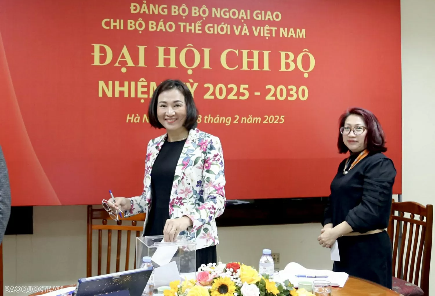 Đại hội Chi bộ Báo Thế giới và Việt Nam nhiệm kỳ 2025-2030: Kiện toàn công tác lãnh đạo, định hướng nhiệm vụ trong giai đoạn mới Đại hội Chi bộ Báo Thế giới và Việt Nam nhiệm kỳ 2025-2030: Kiện toàn công tác lãnh đạo, định hướng nhiệm vụ trong giai đoạn mới