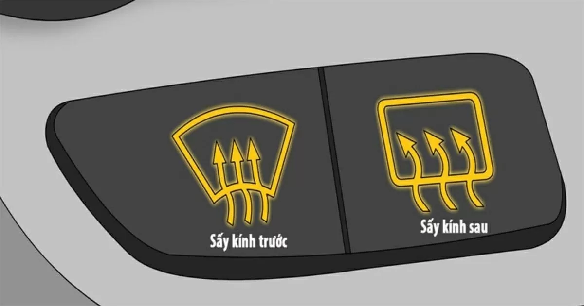 Vị trí nút sấy gương chiếu hậu ở đâu trên xe ô tô?