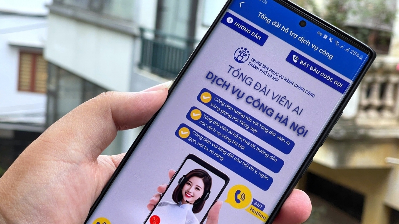 Thử nghiệm 'công chức ảo' AI hỗ trợ dịch vụ công ở Hà Nội