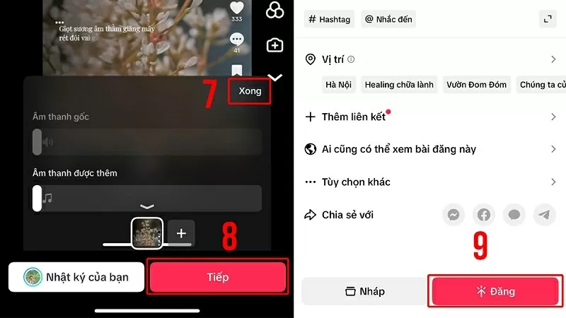 Chèn nhạc và hiệu ứng âm thanh Chèn nhạc và hiệu ứng âm thanh