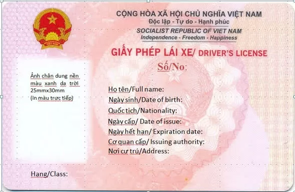 Mẫu giấy phép lái xe mới nhất do Bộ Công an cấp từ ngày 1/3/2025